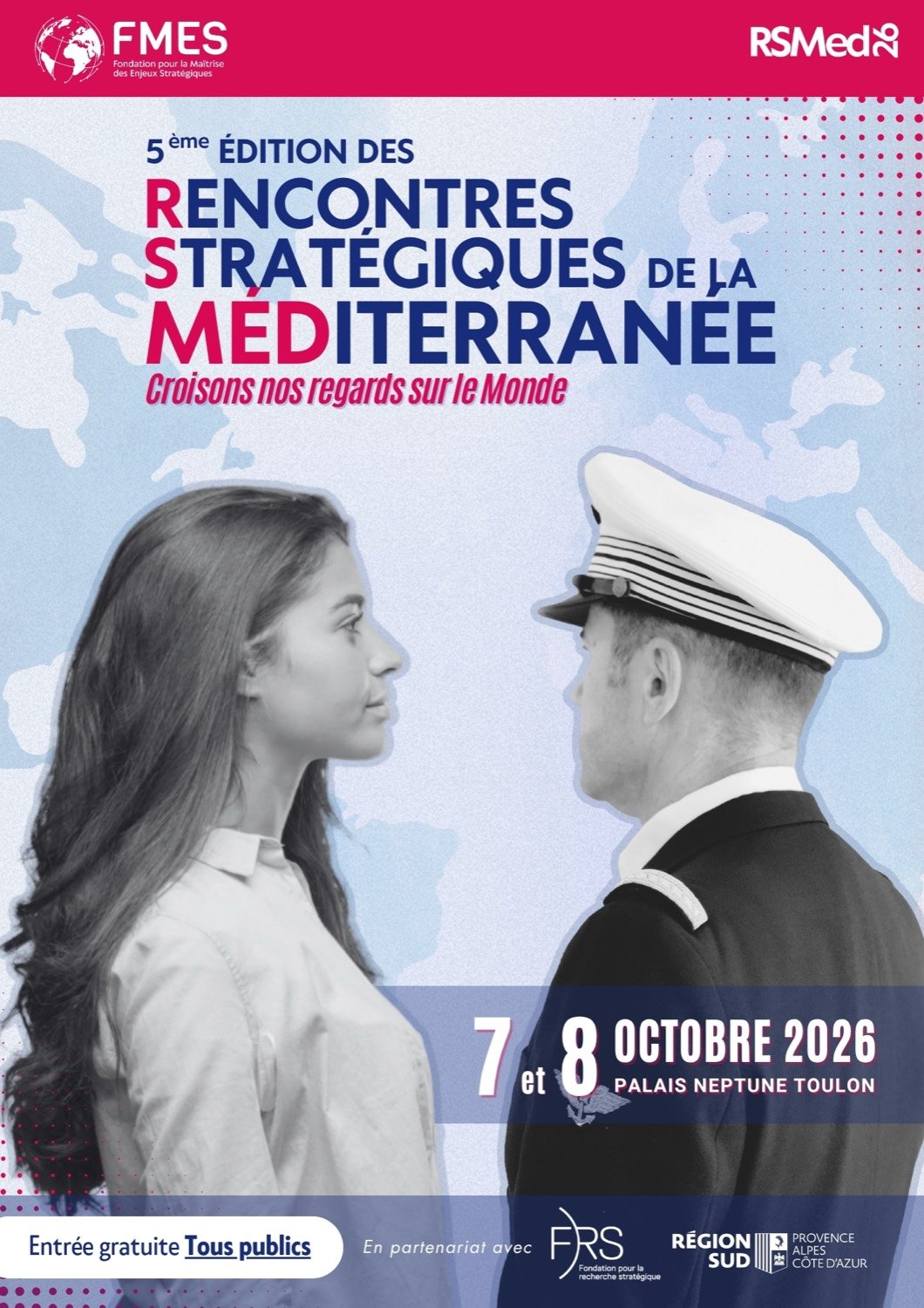 Affiche des Rencontres Stratégiques de la Méditerranée 2026